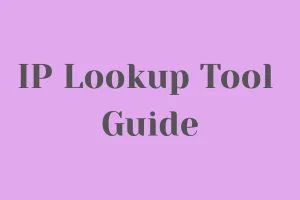 IP Lookup Tool Guide